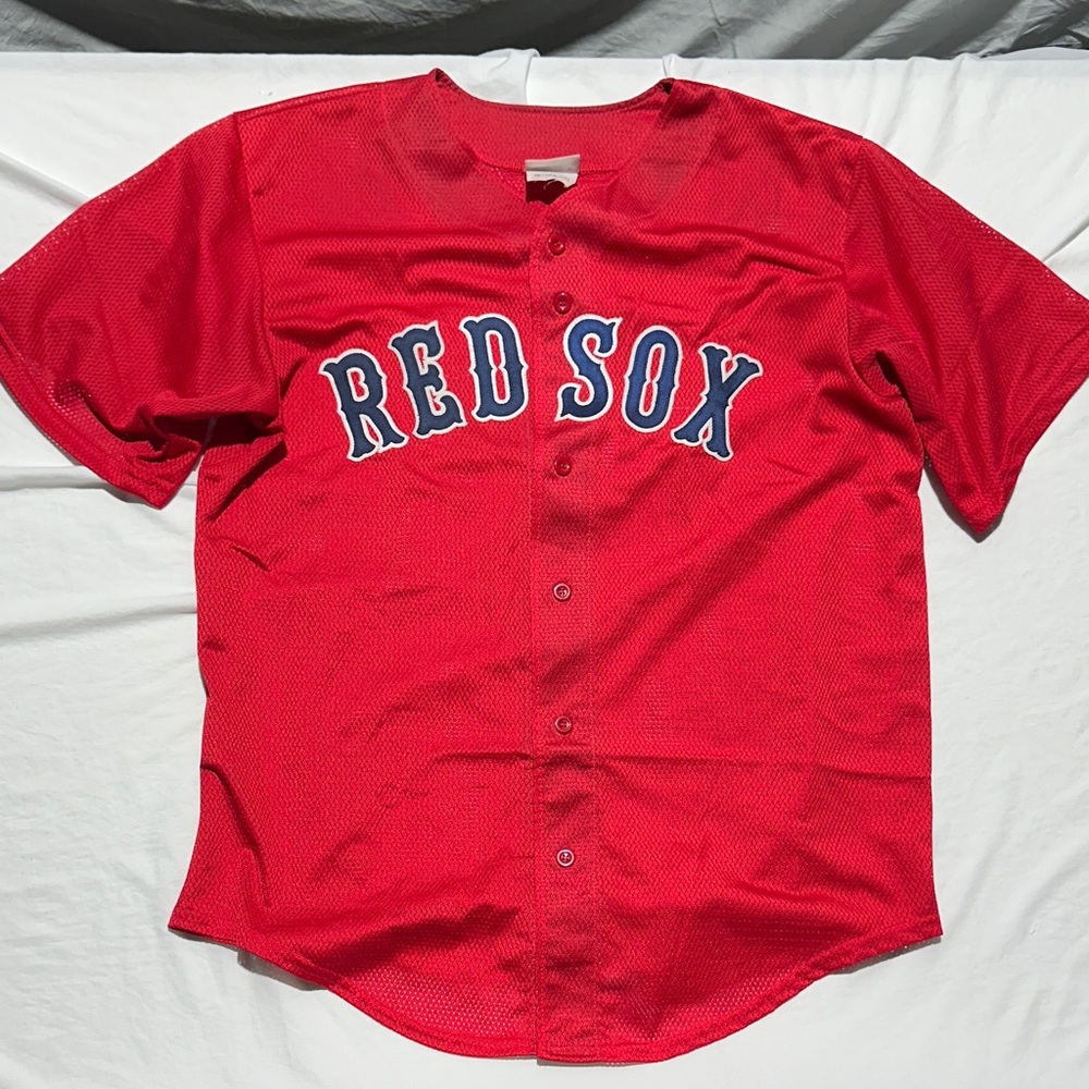 Men’s Teamwork Athletic Apparel Red Sox Red Jersey #72 XL